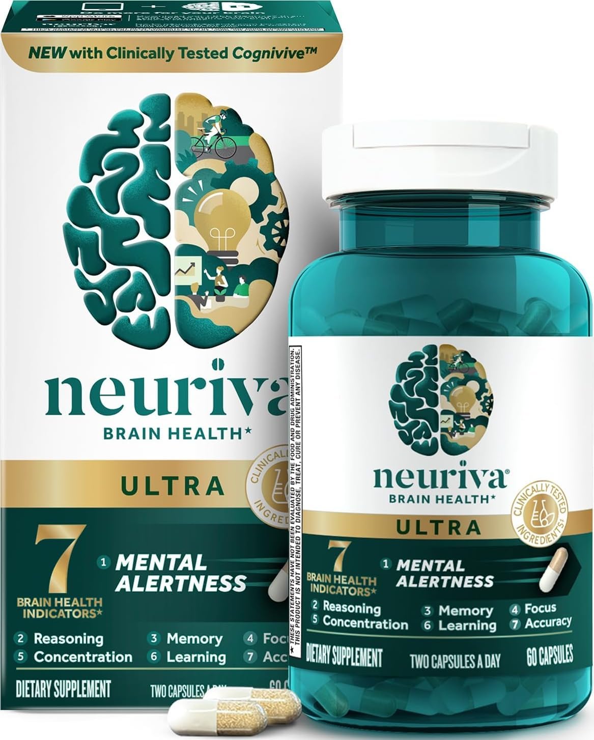 NEURIVA Ultra Brain Supplement